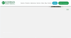 Desktop Screenshot of ecociencia.com.pe