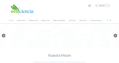 Desktop Screenshot of ecociencia.org